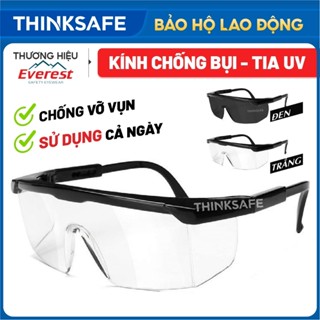 Kính bảo hộ EV105 / S200A tròng trong suốt Chống tia UV Chống bụi Chống mờ sương Kính bảo hộ chính hãng phòng đau mắt đỏ