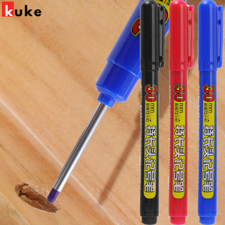 Bút đục lỗ kim loại 30mm - Bút đánh dấu đầu dài - Phụ kiện phần cứng chế biến gỗ - Bút mực có thể nạp lại - Dụng cụ đánh dấu gạch DIY - Bút đánh dấu đường lỗ sâu