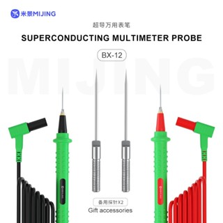  Mijing BX-12 Đồng Hồ Vạn Năng Gld-pated thăm dò cho Đồng Hồ Vạn Năng Kỹ Thuật Số Điện Áp Dòng Điện Đầu Kim Kiểm Tra Chì Dây Bút Cáp Sửa Chữa 
