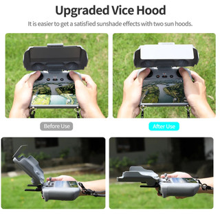  Vỏ bảo vệ màn hình cho DJI RC   RC 2 Vỏ bảo vệ tấm che nắng điều khiển từ xa cho Mavic 4 Pro   Flip   Air 3S   Neo   Mavic 3   Mini 4 Pro 