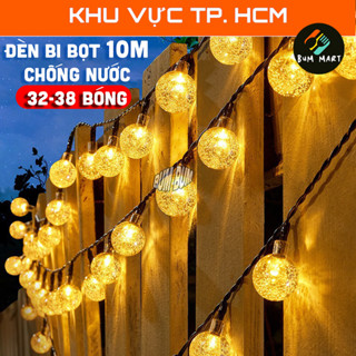 Dây đèn Led nháy bi bọt 10M-40M trang trí tết trang trí đào quất , đèn nháy trang trí noel giáng sinh