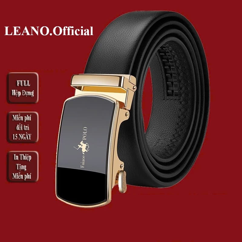 Thắt lưng nam cao cấp FaiaoePOLO, Dây nịt nam LEANO cao cấp 728