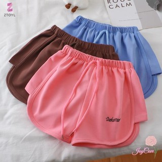 Ztoyl Mùa Hè Mới Quần Short Bé Gái Màu Trơn Thời Trang Quần Short Thể Thao Trẻ Em Rời Quần Áo Trẻ Em Bé Gái Quần Short Mới