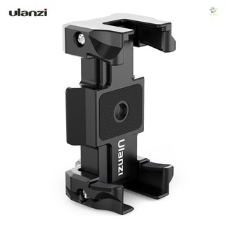Ulanzi ST-15 2 trong 1 Arca-Swiss Tấm tháo nhanh Giá đỡ điện thoại có thể gập lại Kẹp hợp kim nhôm có đế giày lạnh Vít 1 / 4 Inch cho máy ảnh DSLR ILDC Điện thoại thông minh