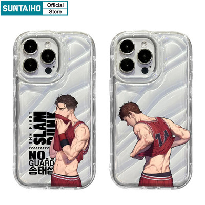 Suntaiho Thời Trang Độc Đáo Vỏ Điện Thoại Họa Tiết Anime Nhật Bản Cho Iphone 16 15 14 12 13 11 Pro Max IP 7 8 Plus Iphon X Xs XR Xs Max TPU Mềm Cao Cấp Chống Sốc Ốp Lưng