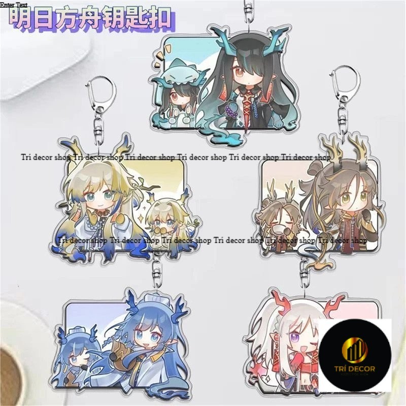 Trò chơi Arknights Ling Shu Dusk Nian Ji Cosplay TRANG PHỤC, móc khóa acrylic, quà tặng Giáng sinh