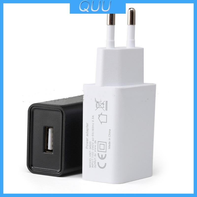 European Charger Adapter 5V 2A Charging Head for Smartphones Devices AC100-240V