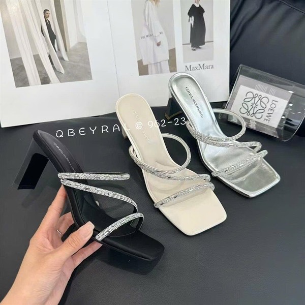 Guốc quai đá qbeyral 7P 96223 5/9 Phương Giày