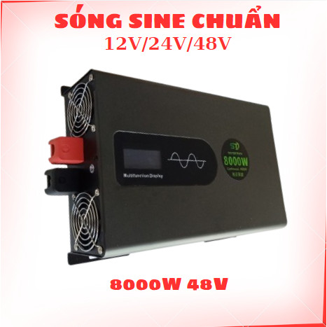 Bộ Đổi Nguồn 12V/24V/48V sang 220V Sin Chuẩn STB-8000W/48V SOYER TECH.