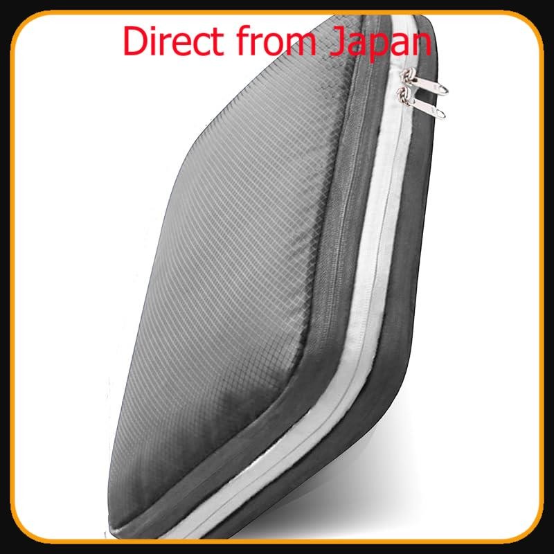 LIXIA Travel Compression Bag YKK Compression Bag Travel 2Way Space Saving YKK Double Zipper Travel P