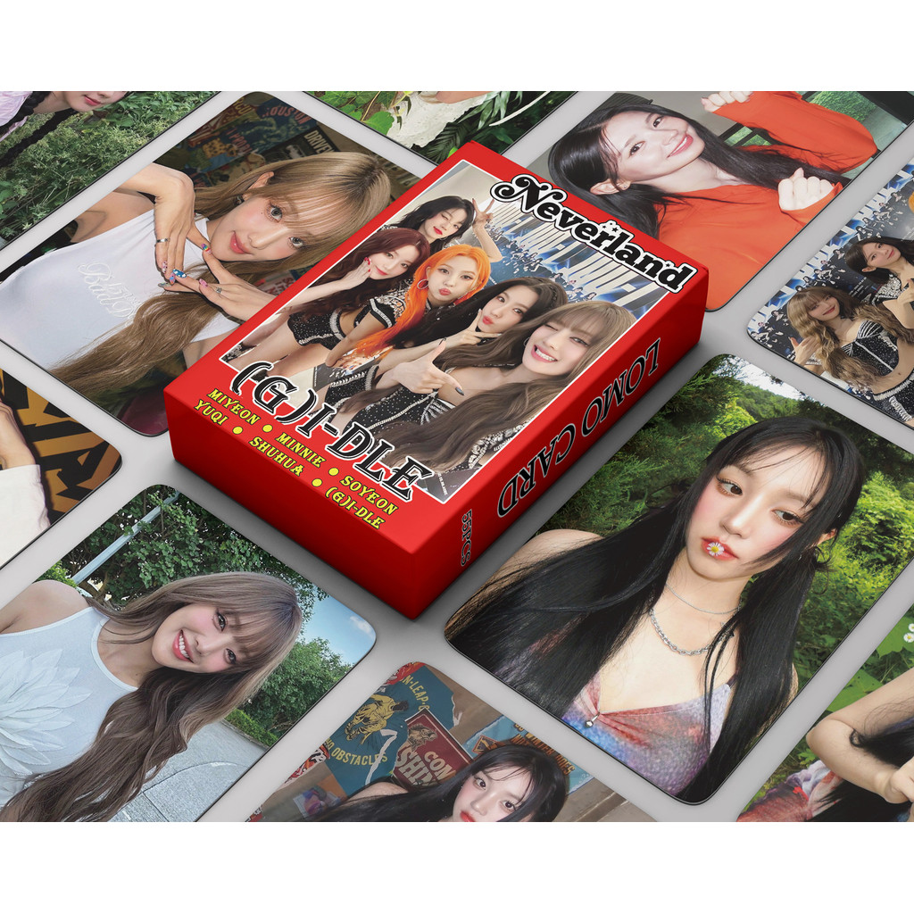 Hộp 55 Ảnh Lomo Card I DO New Album I DO Cards Minnie Miyeon Shuhua Yuqi Soyeon (G) I-DLE Kpop