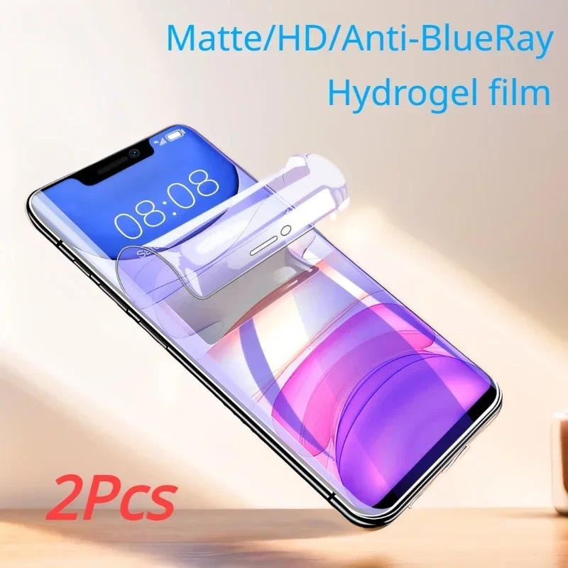 Iqoo13 iQOO12 iQOO10 iQOO9 1-2 Cái 800D HD Phim Hydrogel Mềm Trong Suốt Cho iQOO 12 11 10 9 8 Pro 13 11S 9T 7 Chống Vân Tay Chống Gián Điệp Bảo Vệ Màn Hình Điện Thoại Mềm Mờ