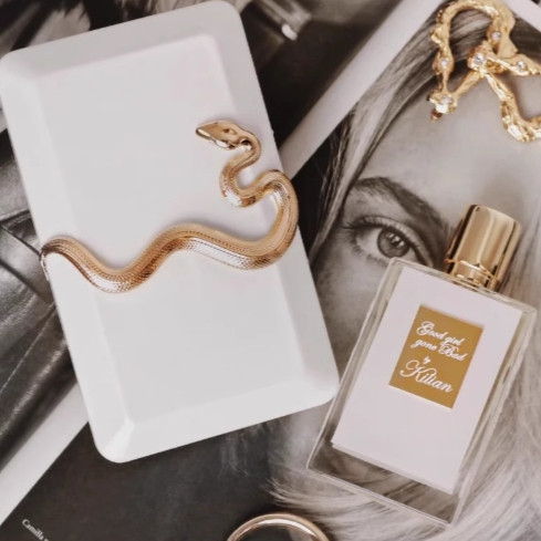 By Kilian Good Girl Becomes Bad perfume Wild Lady White Snake Hardbound Gift Box 50ml