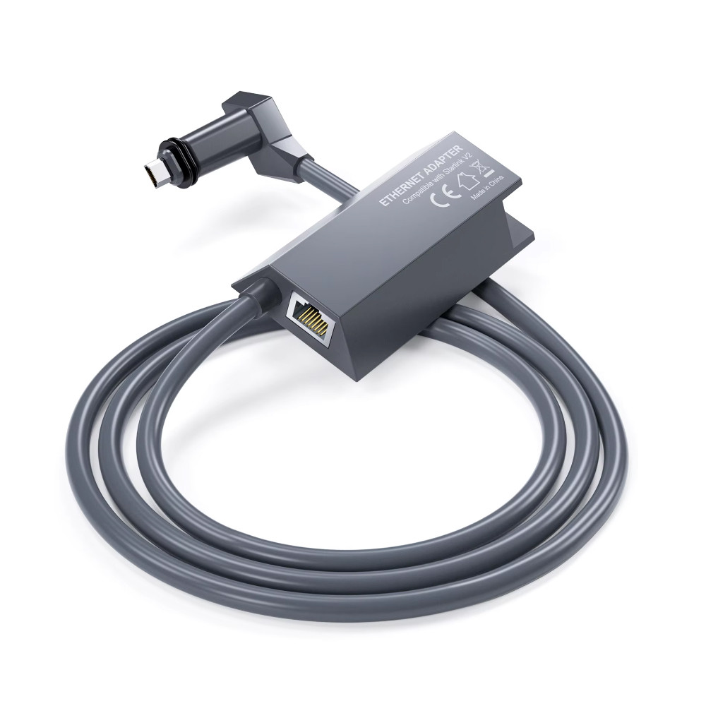 Dành Cho Starlink Ethernet Adapter Cho Đĩa Ăng Ten Vệ Tinh Internet V2 Powerline Kit Cho Mạng Ngoài 