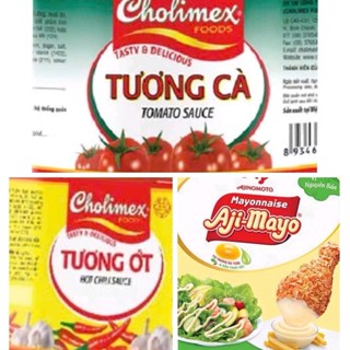  Sốt Mayonaise tương Ớt tương Cà CHOLIMEX chiết lẻ Nguyên liệu làm cơm nắm 