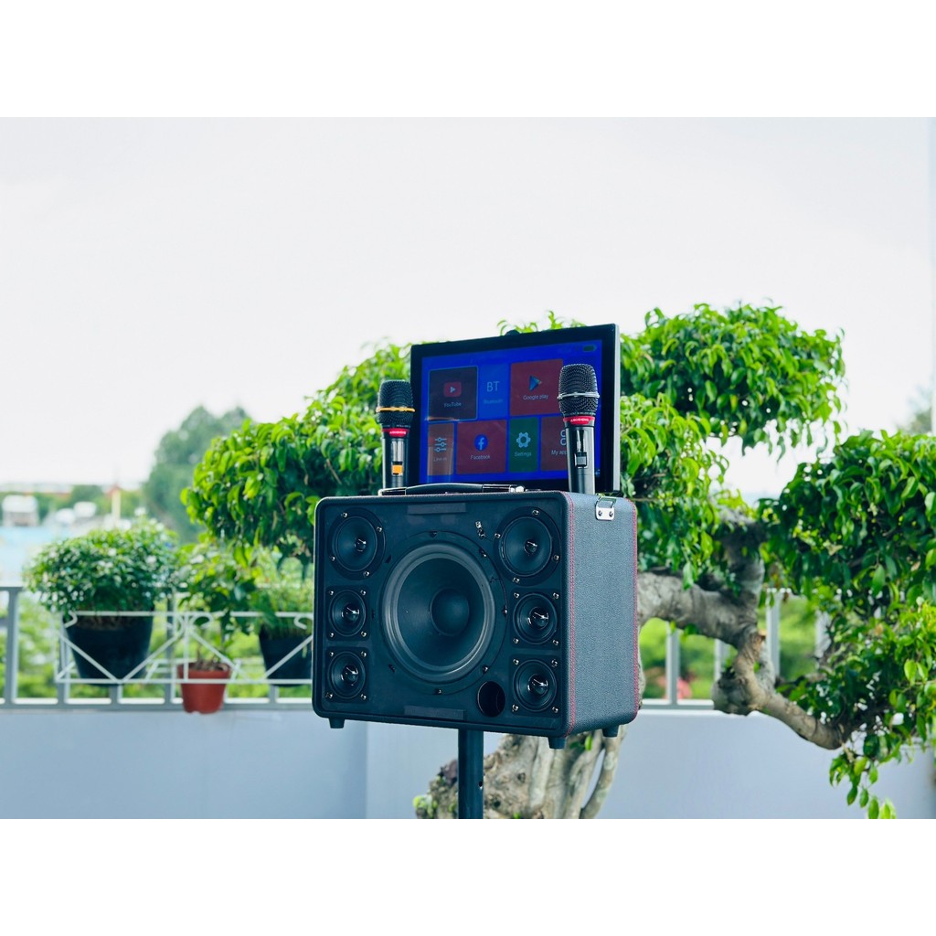 Loa Xách Tay Màn Hình MTMAX X2 Pro - 7 Đường Tiếng Karaoke Cùng Màn hinh