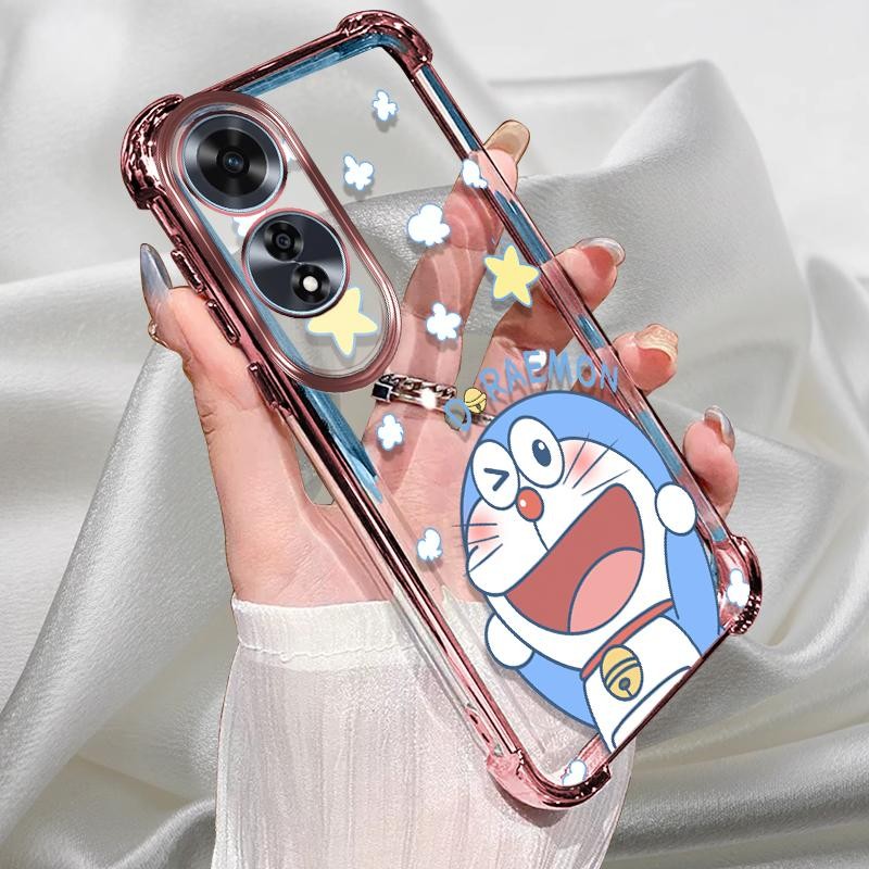 Dành Cho OPPO A60 Ốp Lưng Mạ Silicon TPU Dễ Thương Ốp lưng Bảo Vệ Hoạt Hình Chống Sốc OPPO A60 OPPOA