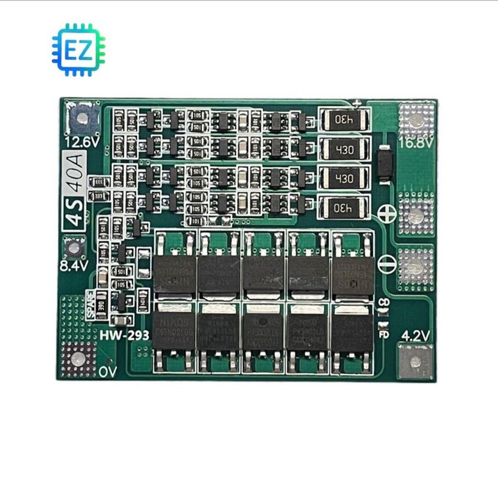 Mạch bảo vệ pin 4S 40A - 16.8V có cân bằng