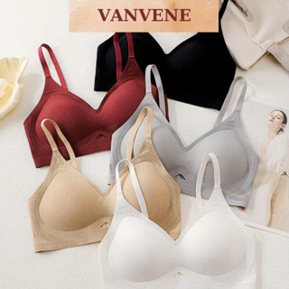 Áo Lót Nữ Su Mềm Vanvene AL327 – Không Lộ Viền, Không Gọng, Nâng Ngực Chống Xệ, Thoáng Khí