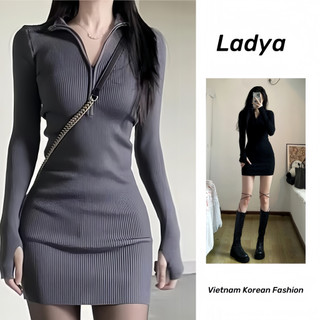 Đầm body ôm hông tay dài phong cách mới 2023 cho nữ