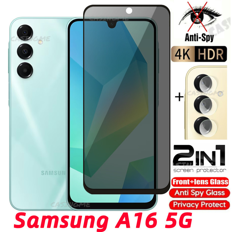 Samsung A16 5G 2024 Kính Cường Lực Riêng Chống Gián Điệp Full Cover Bảo Vệ Màn Hình Chống Peek Phim 