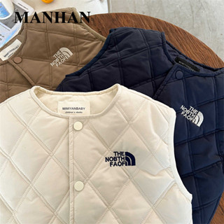 MANHAN áo gile cho bé áo len bé trai áo phao gile cho bé gile len cho bé chất lượng thời trang thoải mái 2024 NEW STYLE KMJ24B045Q 45Z241105