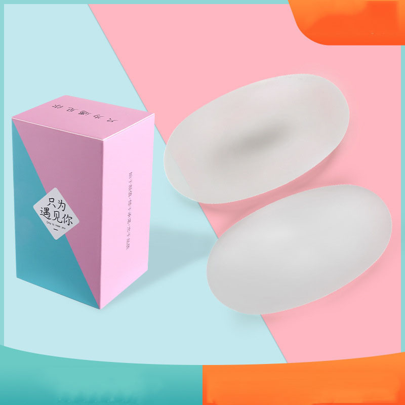 Miếng độn vai nam nữ dán độn vai áo vest bằng silicone Màu da và trong suốt Ova