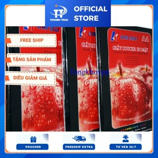 Giấy in ảnh bóng 2 mặt Kim Mai- TCT  khổ A4-A5 đủ các định lượng : 140-160-200-220-260-300