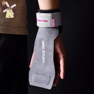 [Hsuvn] 1 Đôi Găng Tay Tập Thể Dục Chất Lượng Cao Hỗ Trợ Cổ Tay Mạnh Mẽ Với Da Bò Ba Lớp Để Tập Gym Tập Thể Hình Deadlifting