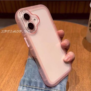 Túi Khí Đơn Giản Bảo Vệ Ốp Lưng Điện Thoại iPhone 17 Pro Max 16 15 14 13 12 11 Pro Max Chống Sốc Độc Lập Nút Vỏ Mềm