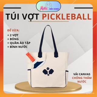 Túi Đựng Vợt Pickelball Đeo Vai Hoạ Tiết Sang Trọng, Chống Bụi Bẩn, Chất Liệu Vải Canvas , Dễ Dàng Vệ Sinh TT0901711