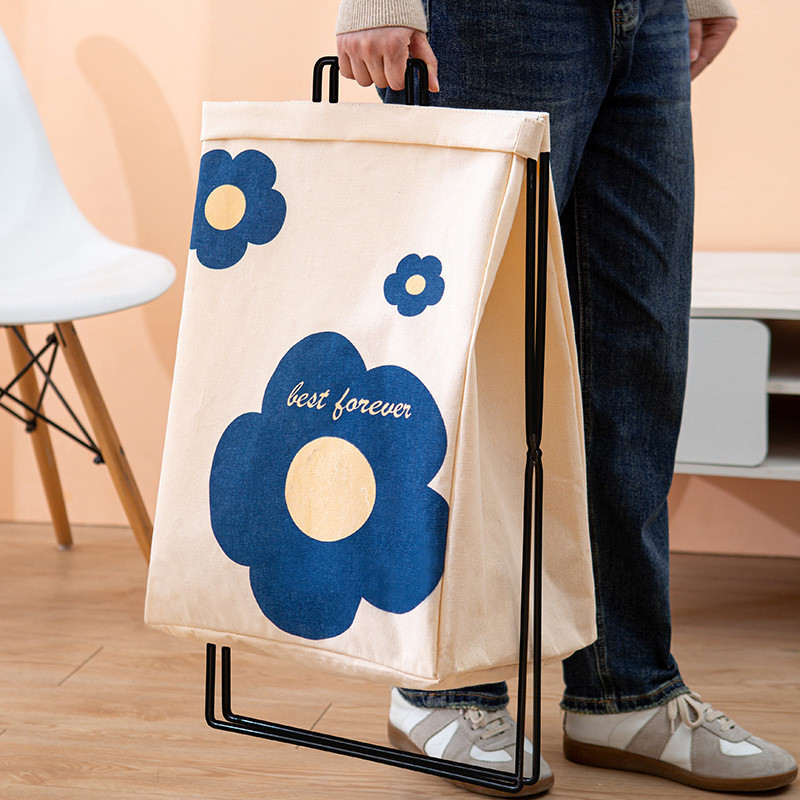 Hot Sale#ins Good-looking Storage Basket Household Laundry Basket Clothing Toys Dirty Clothes Basket