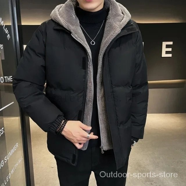 Mới Nâng Cấp Chất Lượng Cao Áo Khoác Mùa Đông Nam Parka Rời Có Mũ Ấm Áp Áo Khoác Dây Kéo Lên 2024 Mớ