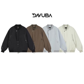 [Deal Mở Bán] Áo khoác bomber phao DAVUBA trần bông 3 lớp 5 khoá SM129