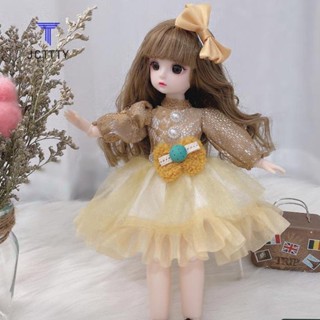 Sốt Cà Chua Búp Bê 30cm 1 / 6 DIY Công Chúa Búp Bê Váy bé gái Quần Áo Quà Tặng (Búp Bê) Đẹp