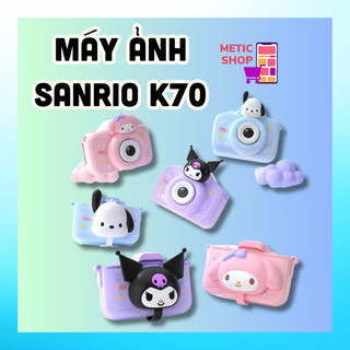 Máy Chụp Ảnh, Quay Sanrio K70 Tặng Thẻ Nhớ, Camera HD 1080 Cho Bé Hình Kuromi, Hello Kitty Dễ Thương (METIC SHOP)