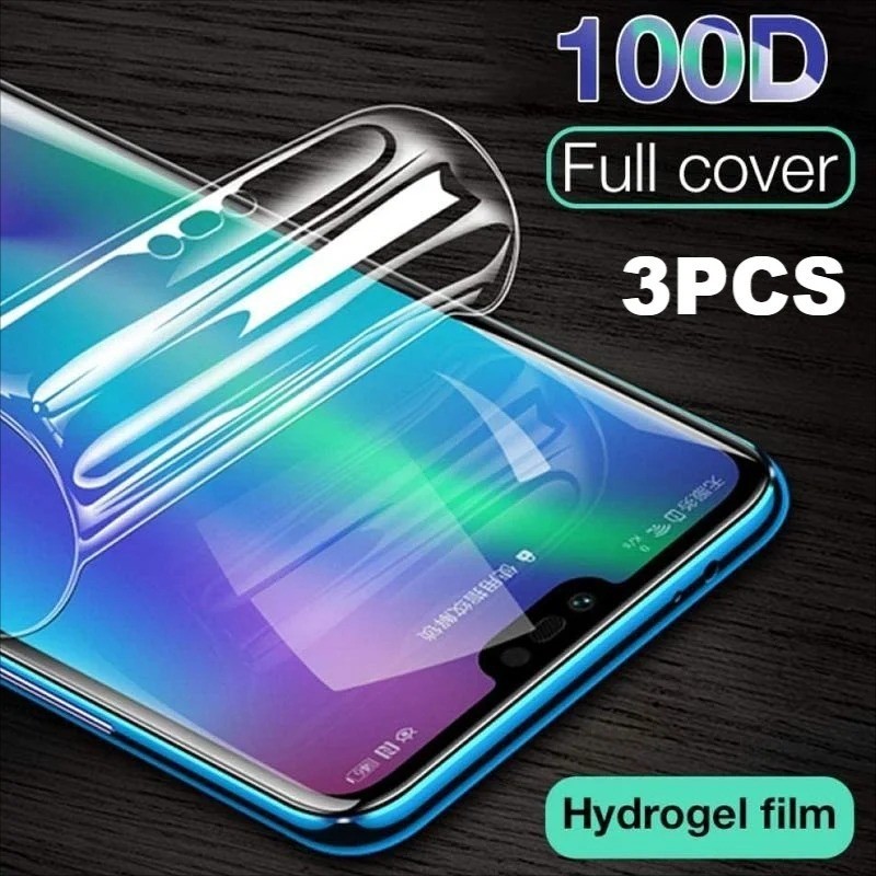 RealmeGT5 GT7 GT7T GT6 GT6T 3 Chiếc Full Cover HD Trong Suốt Mềm Hydrogel Cho Realme GT 7 7T 6T 6 GT