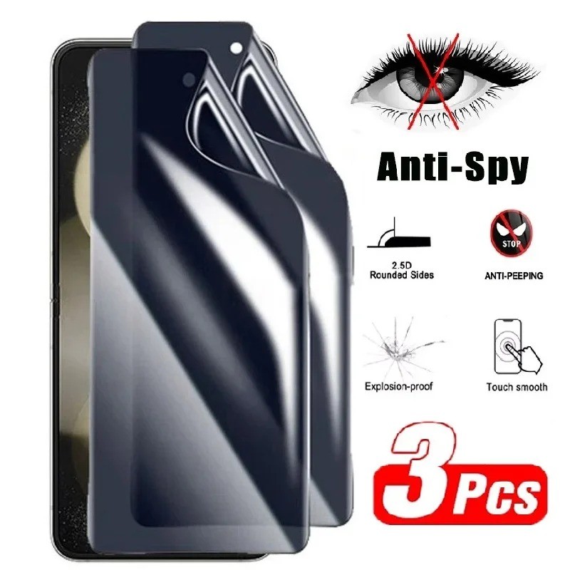 HMD Vibe 3 Miếng Chống Gián Điệp Riêng Tư HD Trong Suốt Hydrogel Cho HMD Vibe Skyline Ridge Pulse Pr