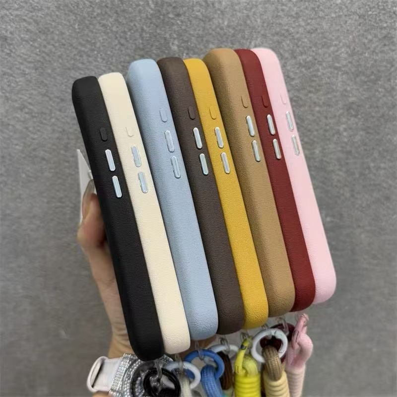[Có Vòng Tay] Ốp Điện Thoại Chống Sốc Màu Trơn Mờ Sang Trọng Cho IPhone 16 15 Pro Max 14 13 12 11 16 Plus Vỏ Bảo Vệ Camera Ốp Lưng Cứng Bao Gồm Tất Cả IPhone | BigBuy360 - bigbuy360.vn