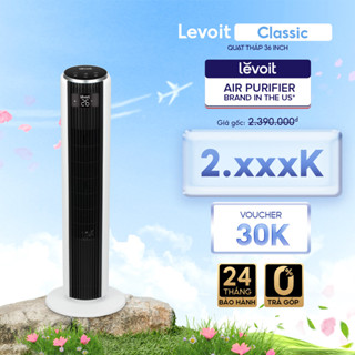 Quạt Tháp Điều Hòa Thông Minh Levoit 36 inches | Cảm biến nhiệt độ - 12 cấp gió | Bảo hành 2 năm