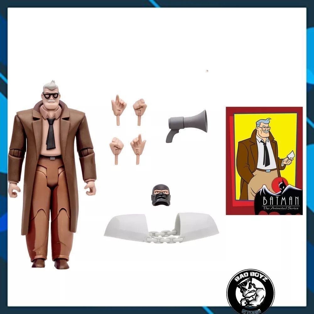 Mô hình McFarlane 🦇 DC Multiverse 7-inch 🦇 Batman: The Animated Series - Commissioner James Gordon (
