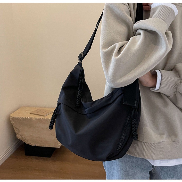 Túi đeo vai vải Oxford cho nữ, dung tích lớn, đa chức năng, thường ngày, đựng bánh bao