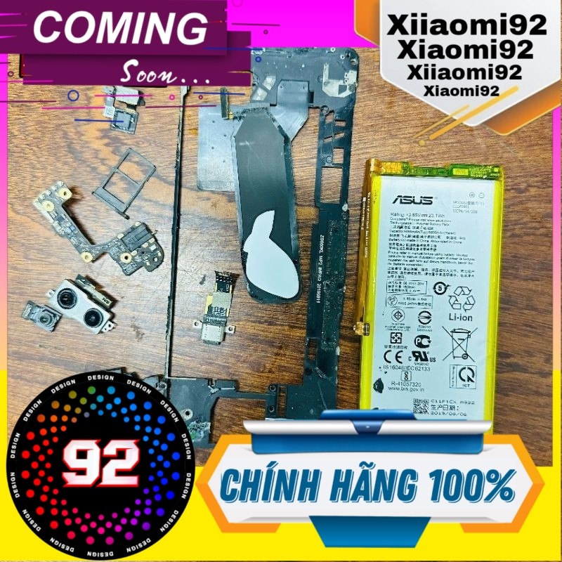 Asus ROG Phone 2 - Camera trước sau,cáp chân sạc,main phụ,loa ngoài,khay sim,vân tay,flash logo,nẹp 