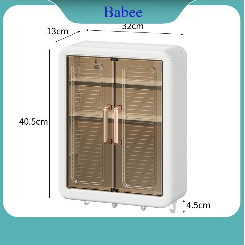 tủ dán tường nhà tắm đa năng jnochj đựng đồ nhà bếp tiện lợi, tủ đựng mỹ phẩm treo tường 7678