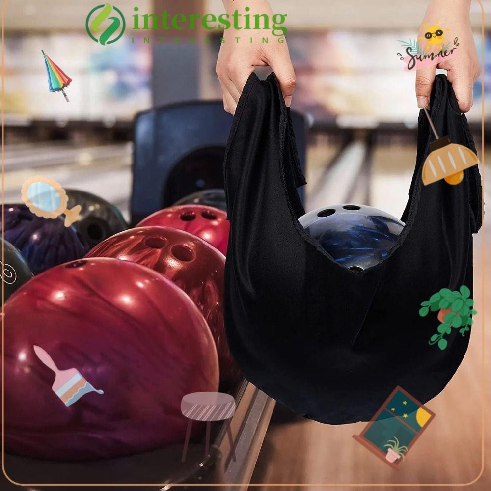 Túi làm sạch bóng bowling INTERESTING, Phụ kiện bowling sợi nhỏ siêu mềm Túi đựng bowling, Túi đựng 