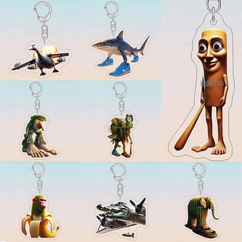 2025 Tung Tung Tung Saur Móc Khóa Tralaero Tralala Bombardier Crocodilo Đồ Chơi Nóng Br Br Patapim l