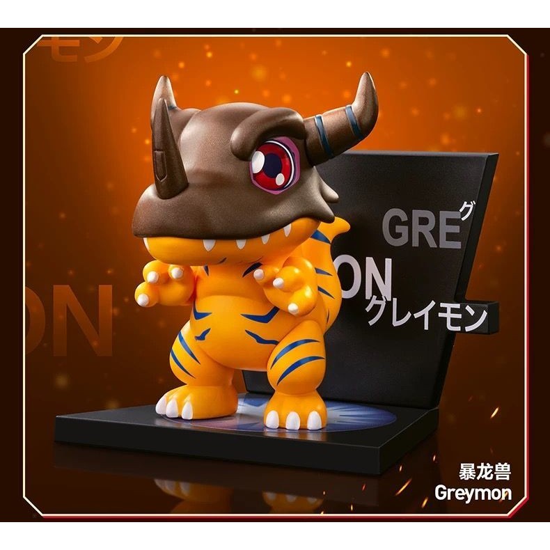 [Thẻ kiểm tra] POPMART POPMART Digimon Tủ Lạnh Miếng Dán Series Hình-Made Mystery Box Đồ Chơi Trẻ Em