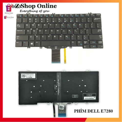 Bàn Phím Dell Latitude E7280 E5280 5280 5288 5289 7280 7290 7380 5290 7390