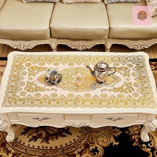 Khăn trải bàn ren nhựa 50x110cm trải bàn phòng khách bàn ăn 