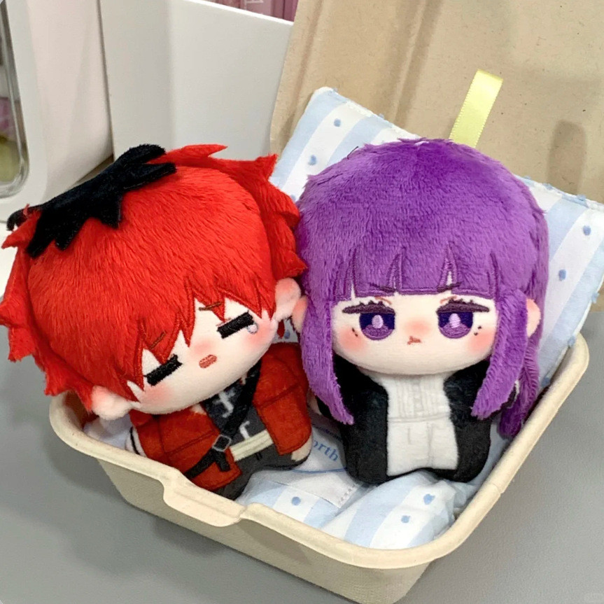 Frieren: Beyond Journey 'S End Plush Doll Suffed Toy Cotton Doll Starfish Body 10cm Quà tặng sinh nh